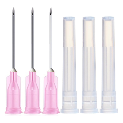 100 Pack 18Ga 1 Inch Sterile Disposable Injection Needle